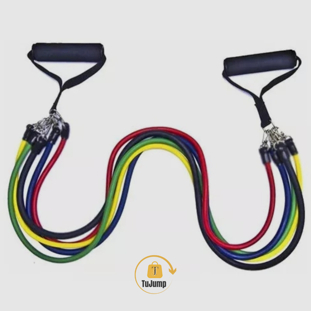 FLEXPOWER™ Set de Ligas Tubulares para Ejercicio