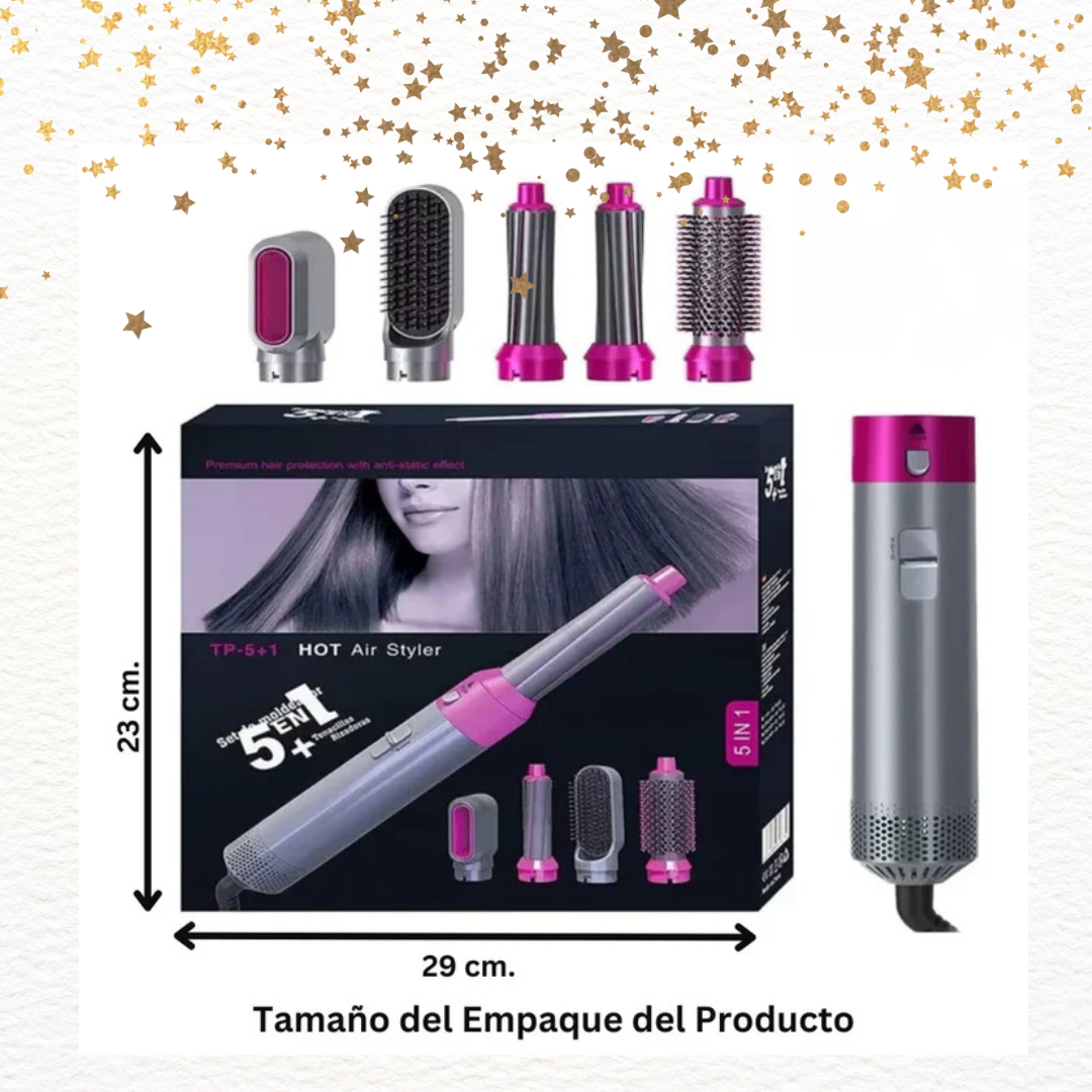 GlossyBlow™ CEPILLO SECADOR 5 EN 1