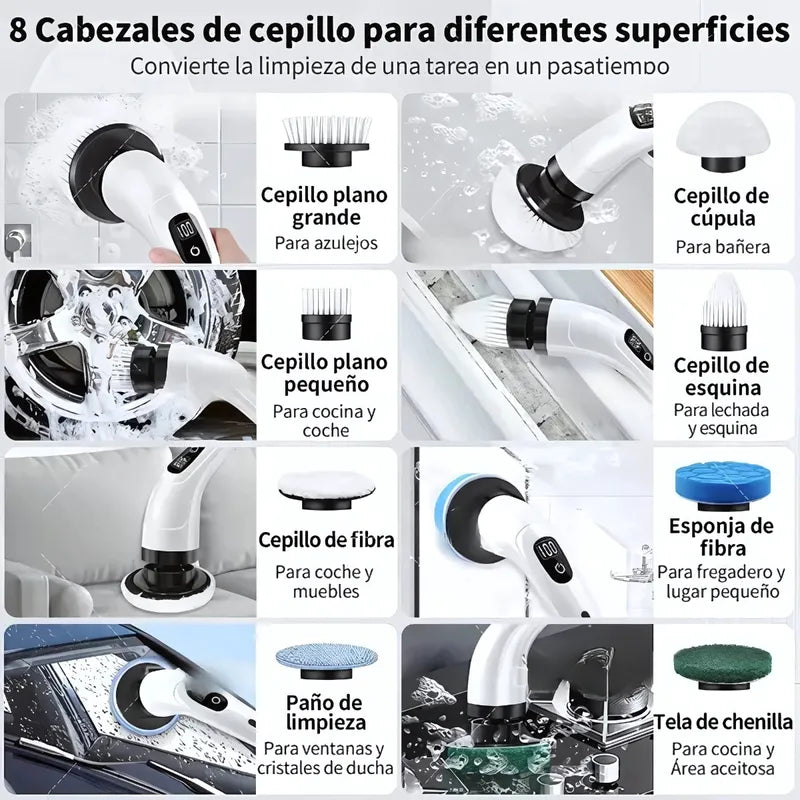 ULTRASCRUB™ CEPILLO DE LIMPIEZA ELECTRICO 9 EN 1