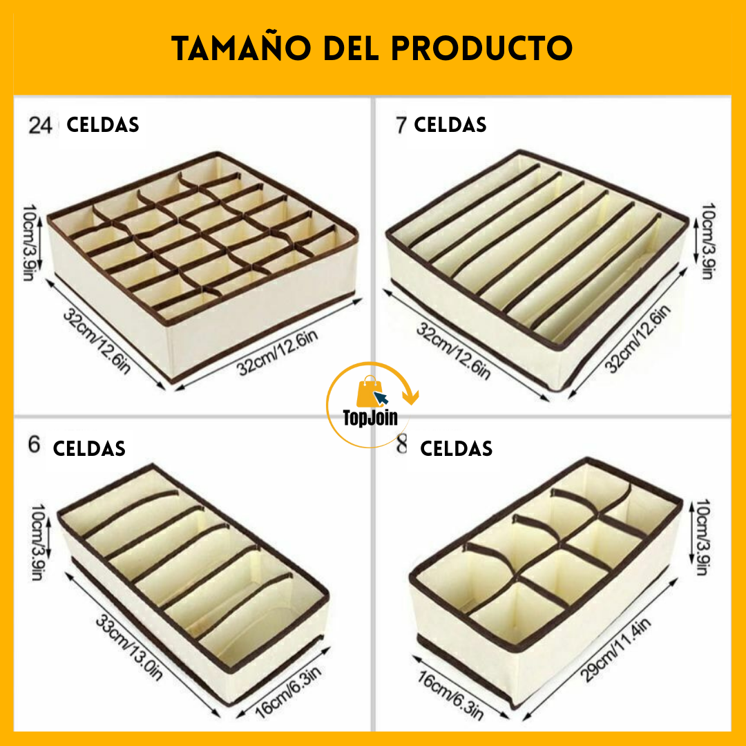 NEATDDRAWERS™ Set x 4 organizador de ropa interior