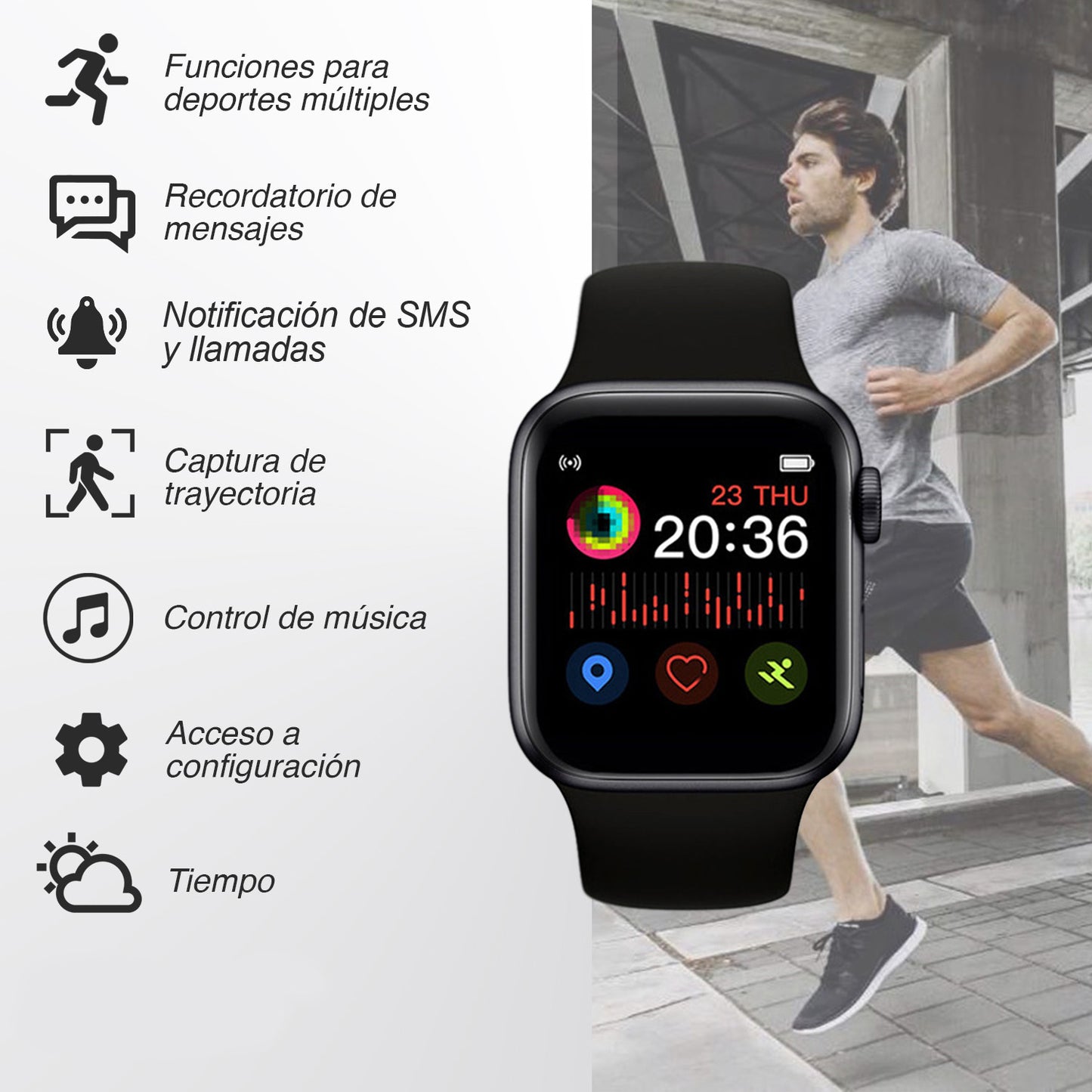 SMARTWAY PRO™ Smart Watch T500