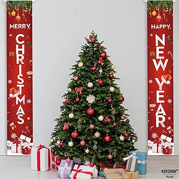 BANDERIN NAVIDEÑO PARA PUERTA